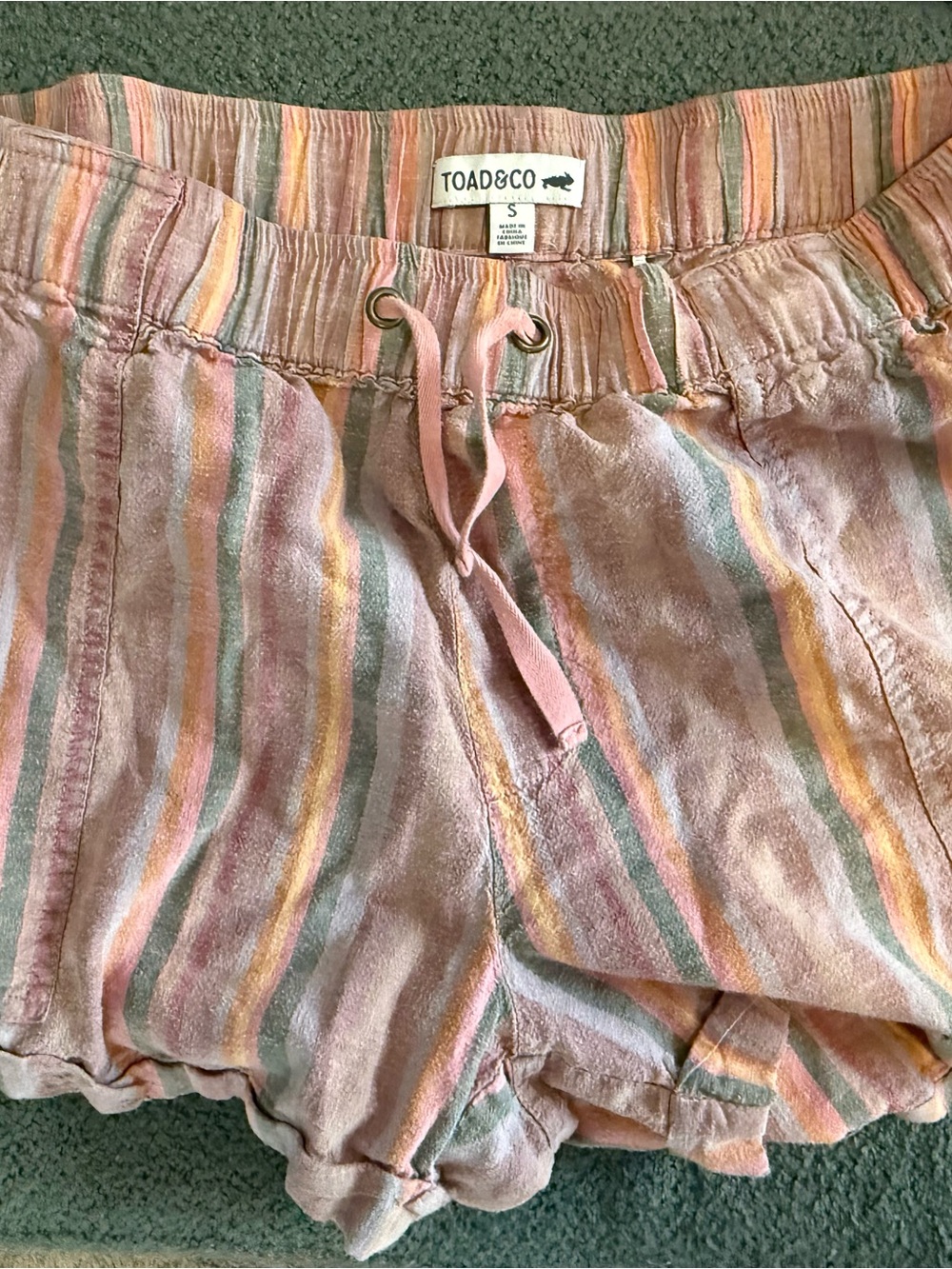 Sz SMALL Toad&Co Boho shorts